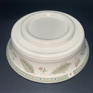 Pfaltzgraff Naturewood Hurricane Candle Bottom Piece No Glass- Replacement Piece